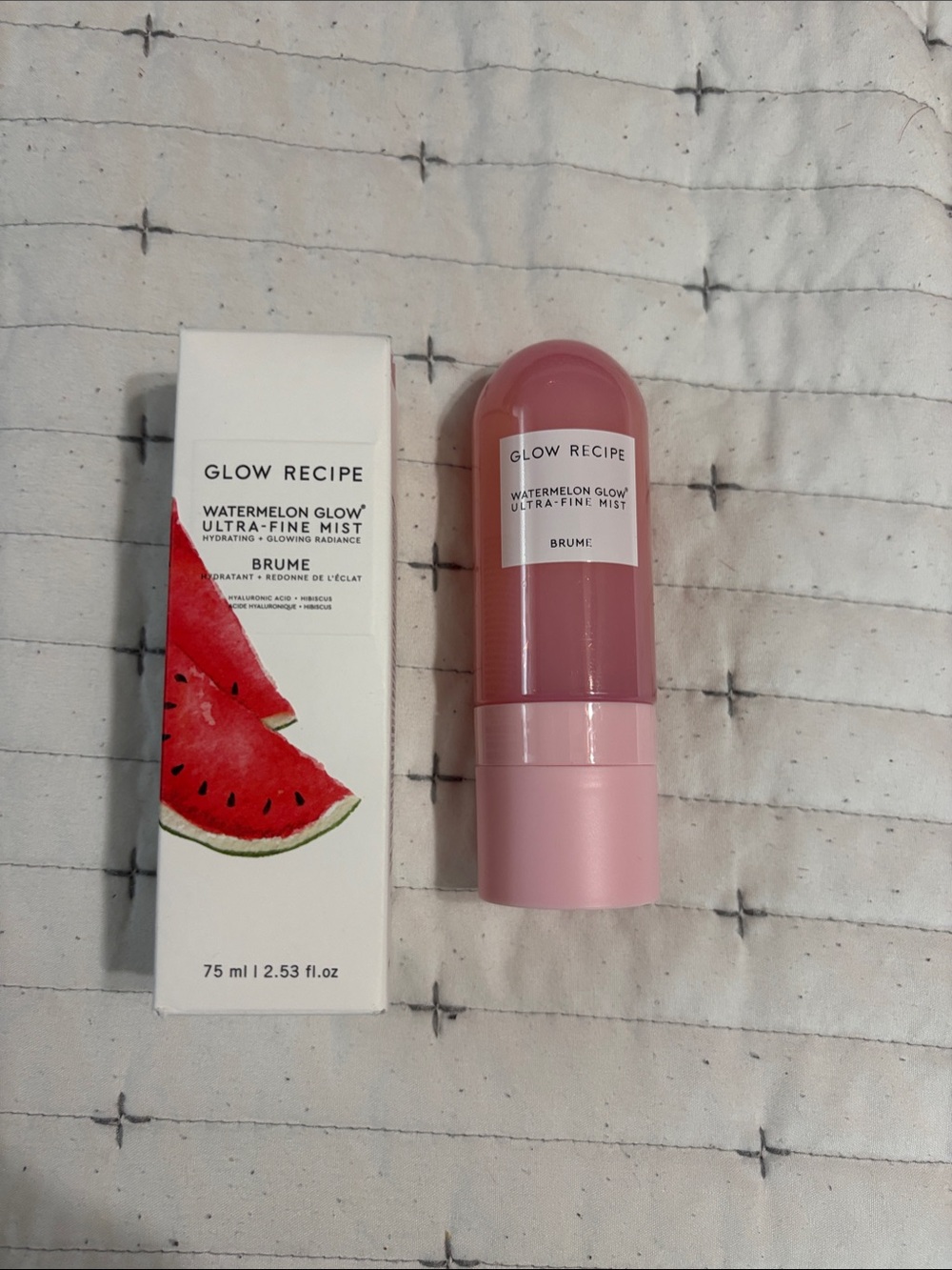 Glow Recipe Watermelon Glow Ultra-Fine Mist — Pink Facial Setting Spray - NWT